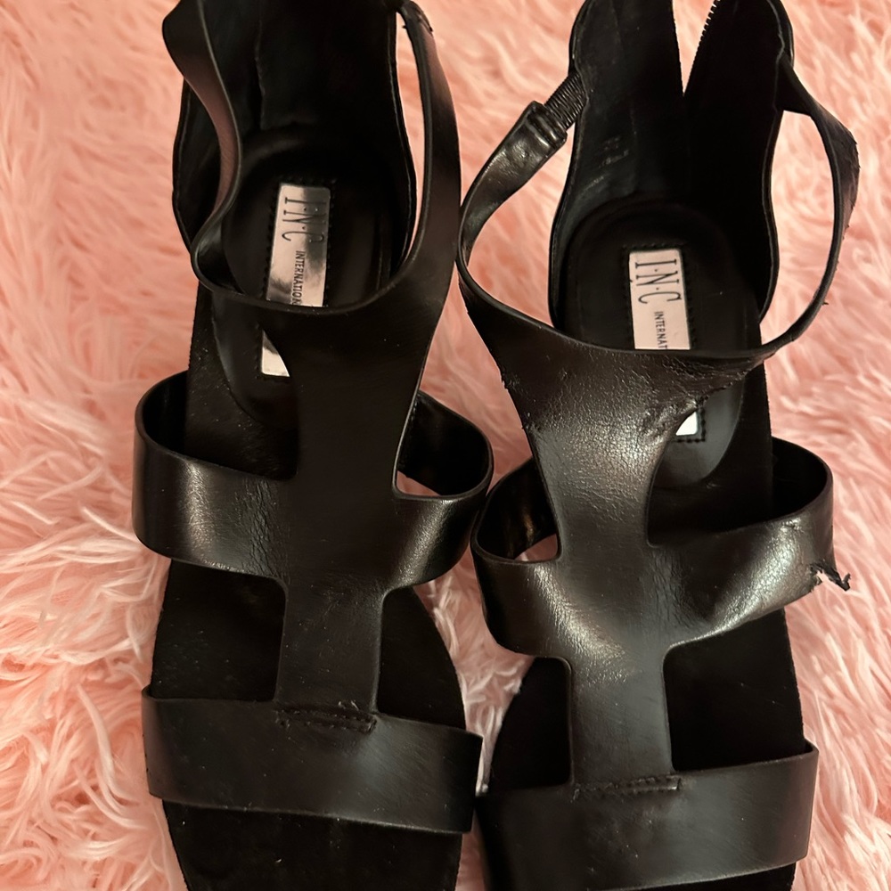 INC wedge dress shoes. Size 8